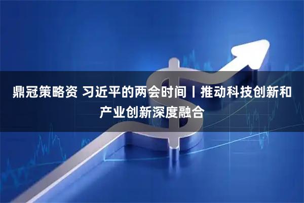 鼎冠策略资 习近平的两会时间丨推动科技创新和产业创新深度融合