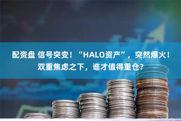 配资盘 信号突变!“HALO资产”,突然爆火!双重焦虑之下,谁才值得重仓?