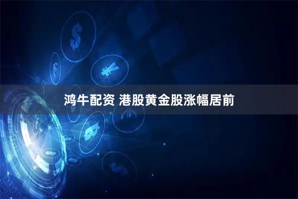 鸿牛配资 港股黄金股涨幅居前