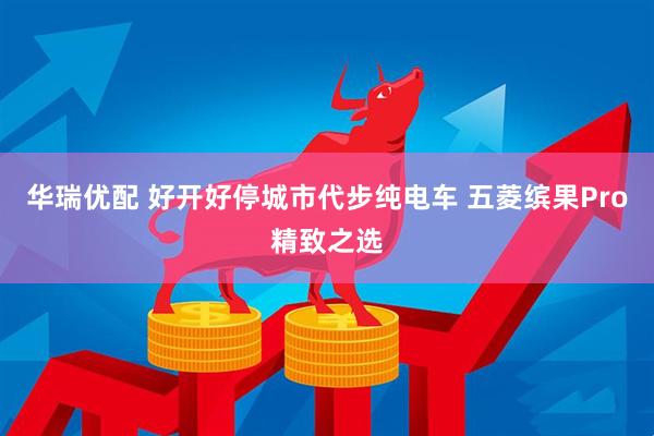 华瑞优配 好开好停城市代步纯电车 五菱缤果Pro精致之选